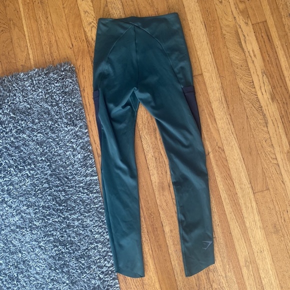 Gymshark Womens Venture Leggings in Obsidian Green, Size Small - Picture 7 of 11